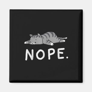 Woot Nope Cat  Magnet