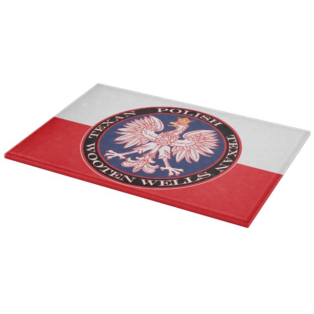 Wooten Wells Round Polish Texan Cutting Board (Corner)