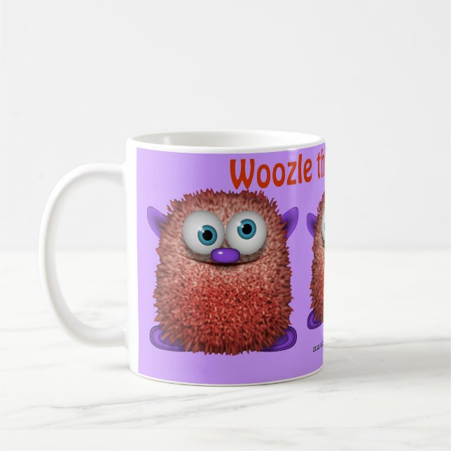 Woozle the Cuddly Wuzzy-Butt Drinking Mug (Left)