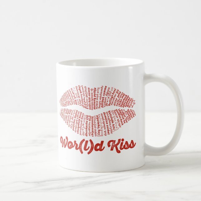 Wor(l)d Kiss Mug (Right)