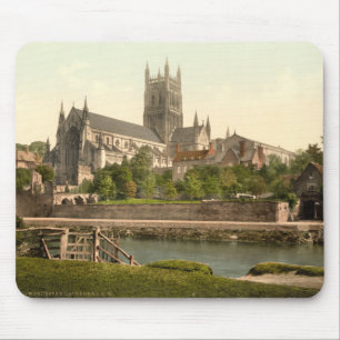 Worcester Cathedral II, Worcestershire, England Mouse Mat