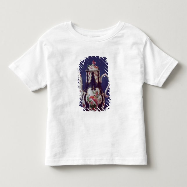 Worcester coffee pot, decorated with birds toddler T-Shirt (Front)