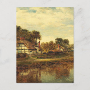 Worcester Cottages by Leader Benjamin Williams Postcard