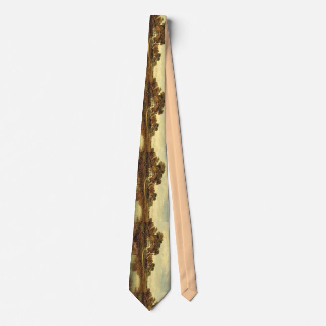 Worcester Cottages by Leader Benjamin Williams Tie (Front)