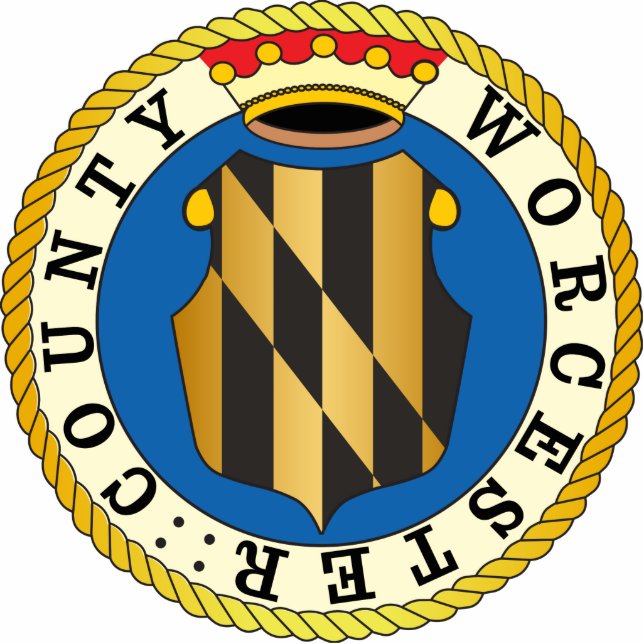 Worcester County seal Standing Photo Sculpture (Front)