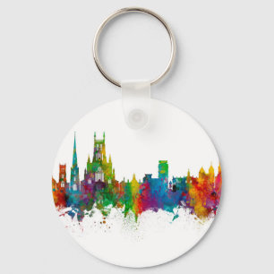 Worcester England Skyline Key Ring
