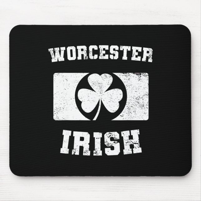 Worcester Irish Design St Patricks Day Parade Worc Mouse Mat (Front)