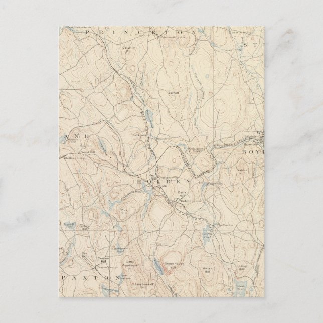 Worcester, Massachusetts Postcard (Front)