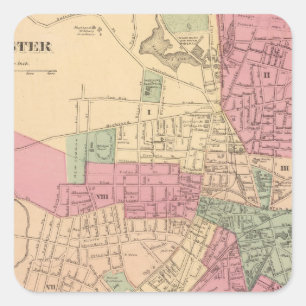 Worcester Square Sticker
