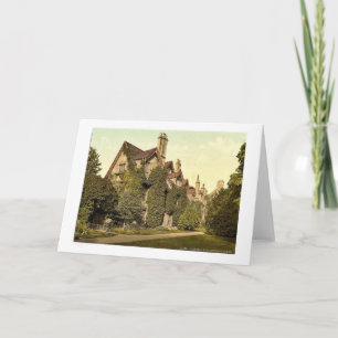 Worchester College, Oxford, England rare Photochro Card