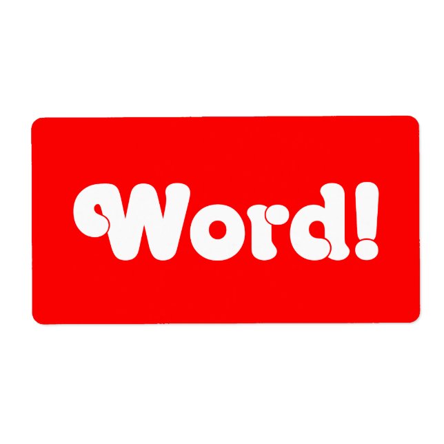 Word! (Front)
