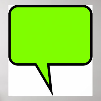 Word Balloon Poster