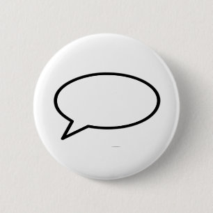 Word Bubble Left The MUSEUM Zazzle Gifts 6 Cm Round Badge