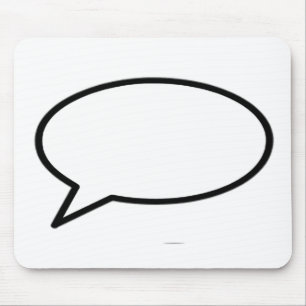 Word Bubble Left The MUSEUM Zazzle Gifts Mouse Mat