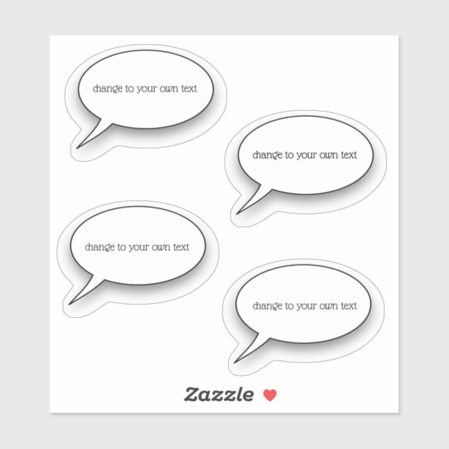 Word Bubble with Your Own Text (Sheet)