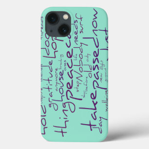 word cloud iPhone 13 case