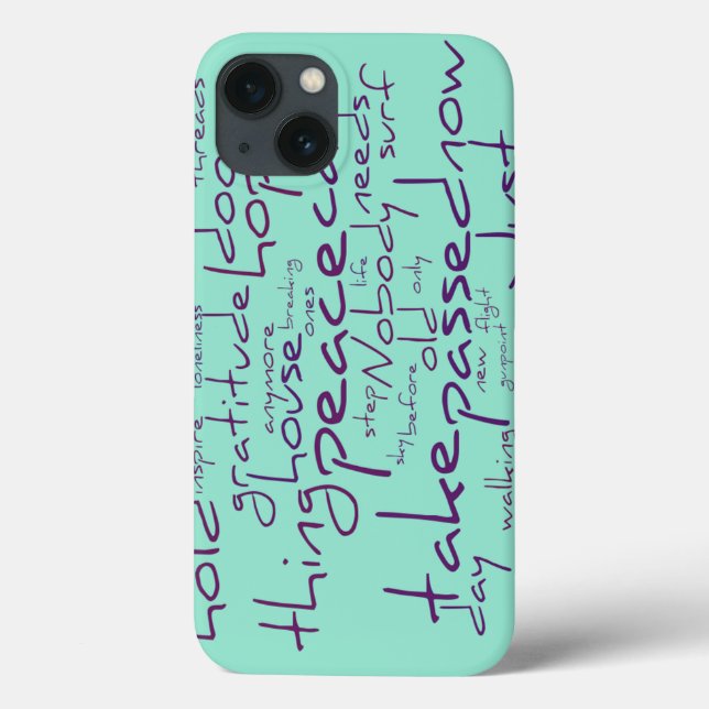 word cloud Case-Mate iPhone case (Back)