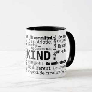Word Cloud inspirational Words Mug