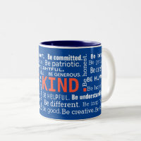Word Cloud inspirational words on blue