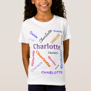 Word Cloud Name Collage  T-Shirt