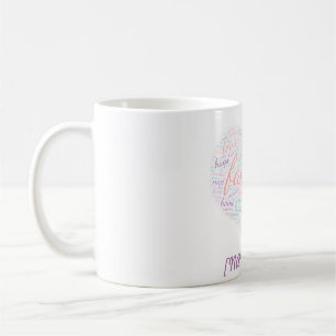 Word Cloud Your Name Mug