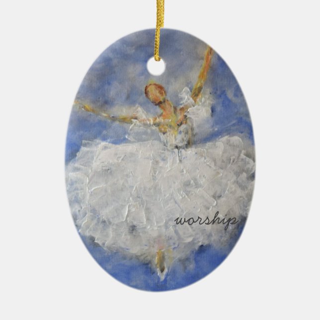 Word for the year ceramic tree decoration (Front)