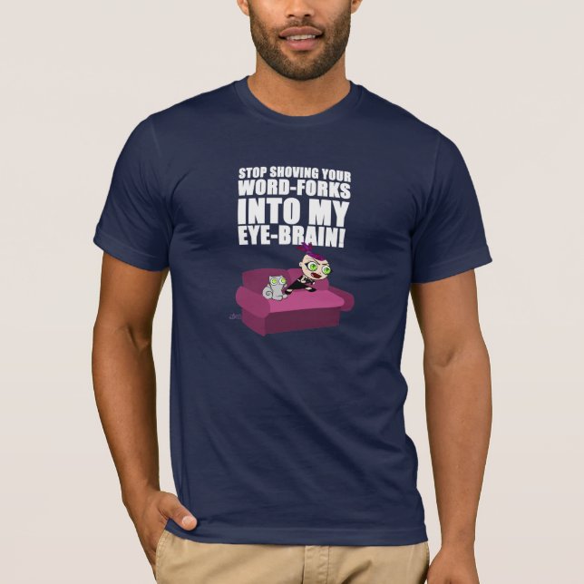 Word Forks Chibi Foamy & Germaine Shirt (Front)