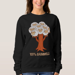 Word Game 100 Cotton Tree with Sheep Sweatshirt