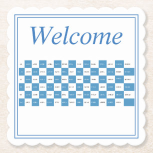 Word Game Cheat Sheet Words With  Vowels Paper Coaster