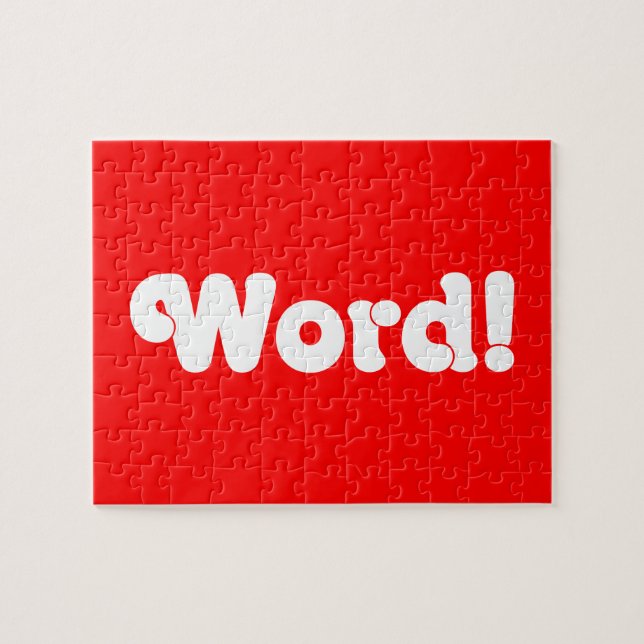 Word! Jigsaw Puzzle (Horizontal)
