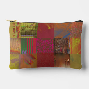 Word Juggler Glitch Art Data Corruption Abstract Accessory Pouch