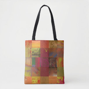Word Juggler Glitch Art Data Corruption Abstract Tote Bag