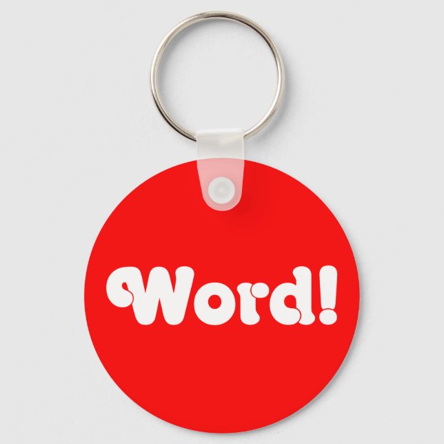 Word! Key Ring (Front)