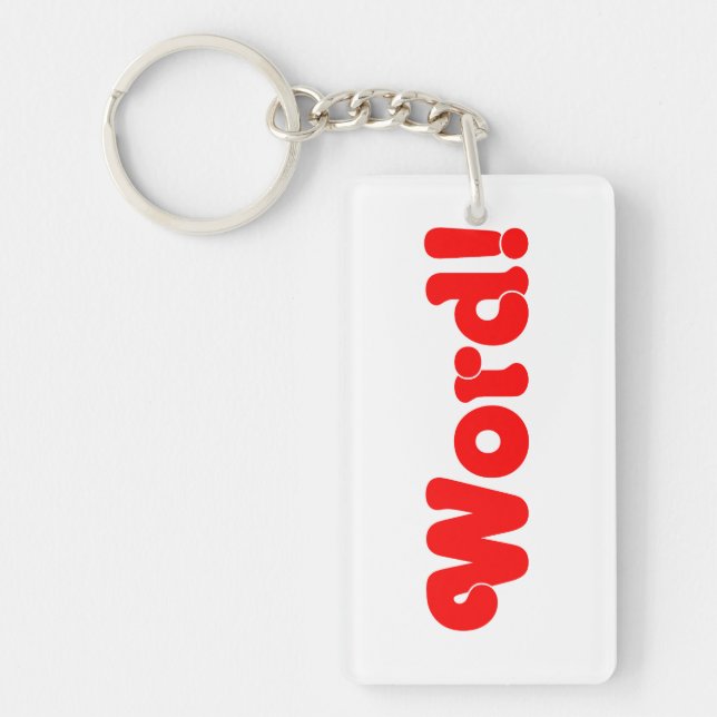 Word! Key Ring (Front)