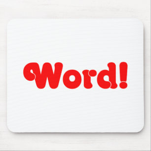 Word! Mouse Mat