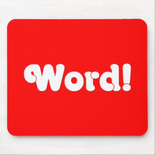 Word! Mouse Mat