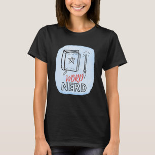 Word Nerd Abibliophobia Book Nerd World Book Day N T-Shirt