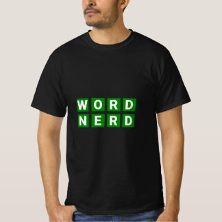 Word Nerd Game Crossword And Spelling  T-Shirt