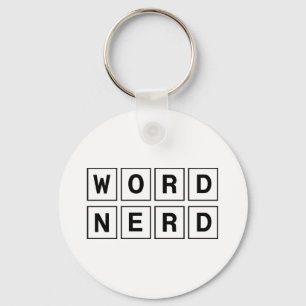 Word Nerd Key Ring