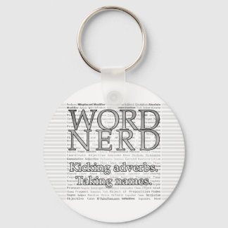 Word Nerd Keychain