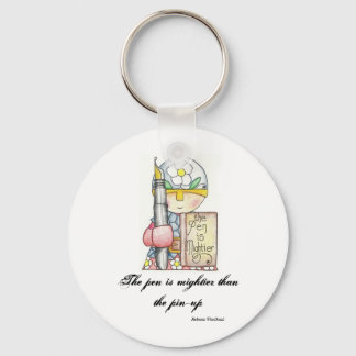 Word Nerd Keychain