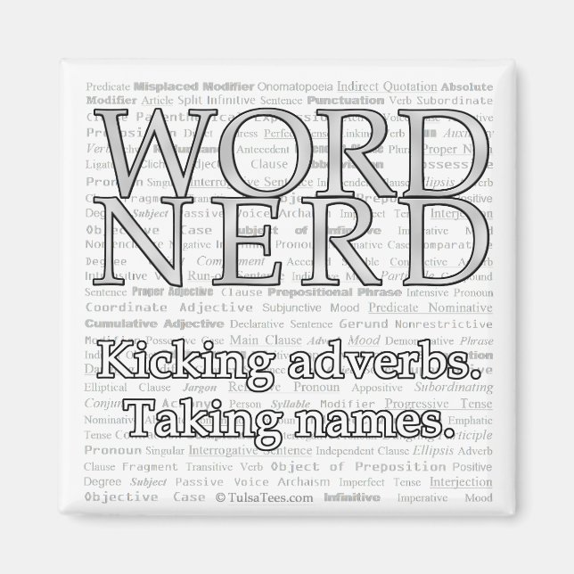 Word Nerd Magnet (Front)