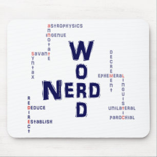 Word Nerd Mouse Mat