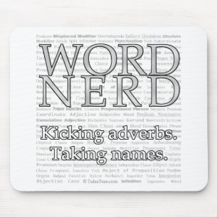 Word Nerd Mousepad