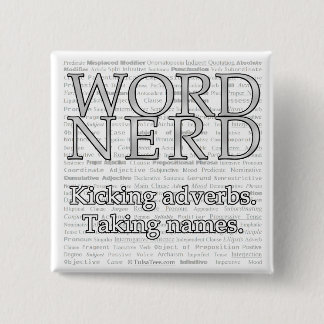 Word Nerd Pin