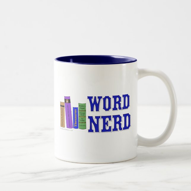 Word Nerd Two-Tone Coffee Mug (Right)
