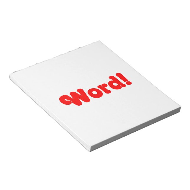 Word! Notepad (Angled)