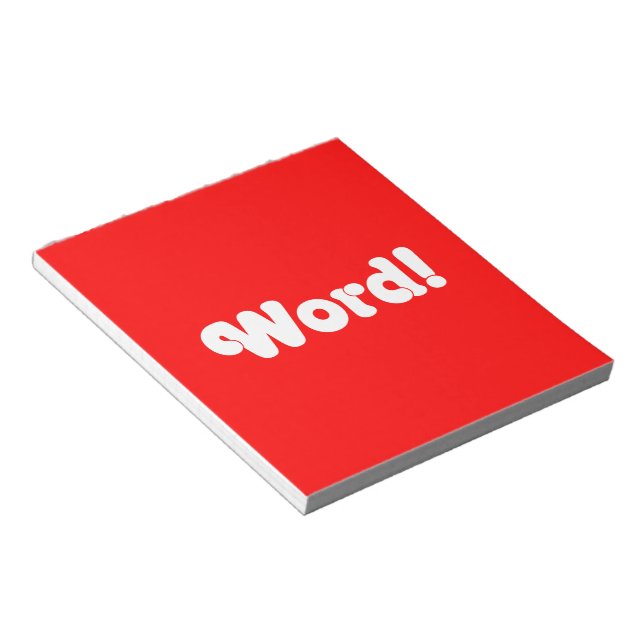 Word! Notepad (Angled)