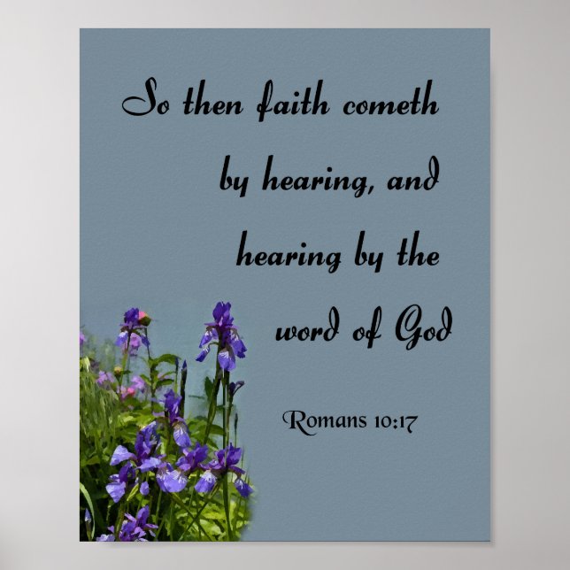Word of God, Bible Verse Poster (Front)