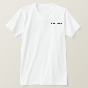 Word of God Hebrews Bible Verse White T-Shirt
